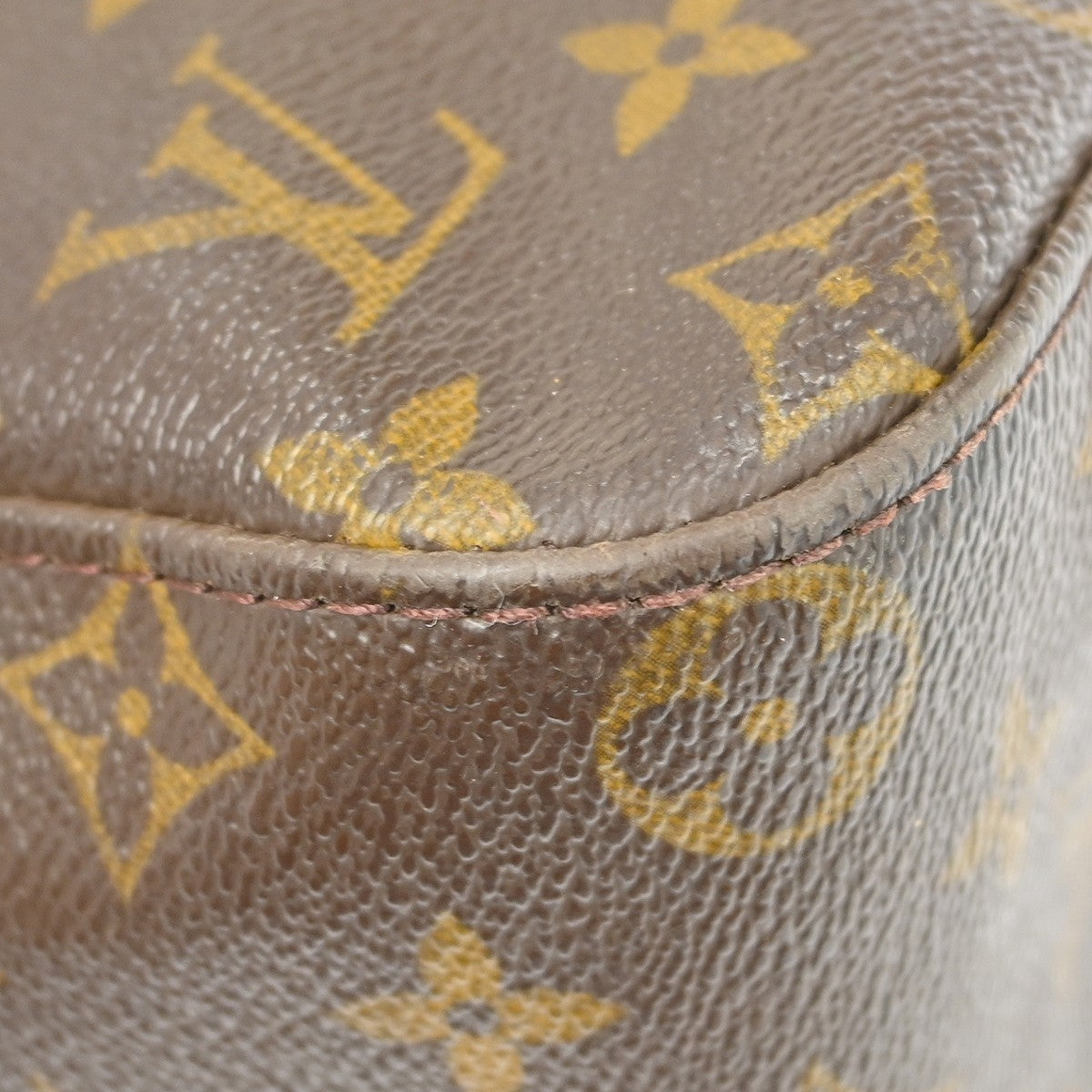 Louis Vuitton Looping Monogram Canvas, Brown, Canvas, Handbag