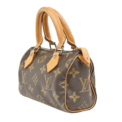 Louis Vuitton Speedy Mini HL Monogram Canvas, Brown, Canvas, Handbag