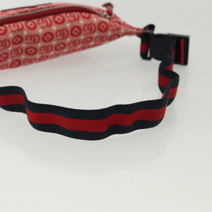 Gucci Children's Belt Printed GG Coated Canvas, Red, Canvas, Handbag