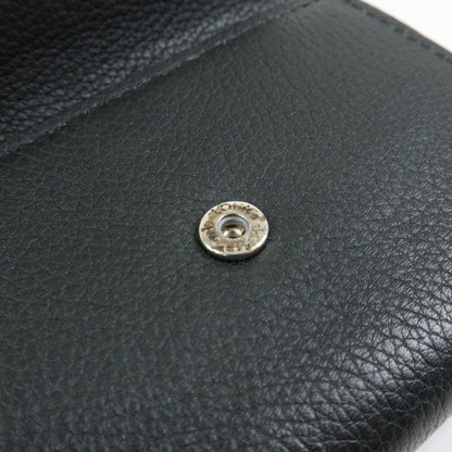 Louis Vuitton Lockmini Leather, Black, Leather, Wallet