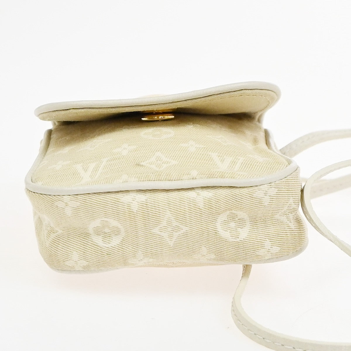 Louis Vuitton Cancun Pochette Monogram Mini Canvas, Beige, Canvas, Clutch
