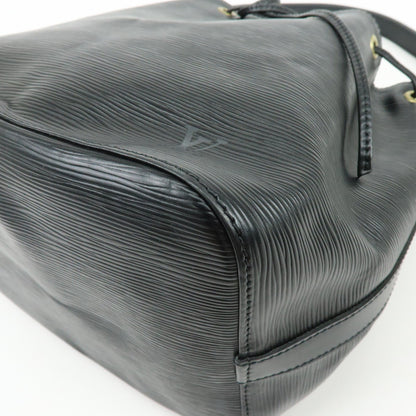 Louis Vuitton Noe Epi Leather, Black, Leather, Shoulder Bag