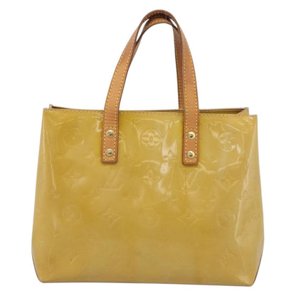 Louis Vuitton Reade Monogram Vernis, Beige, Patent Leather, Handbag