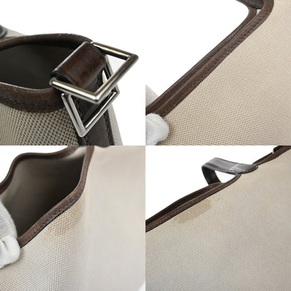 Hermes Picotin Toile and Leather, Beige, Canvas, Toiletry Case