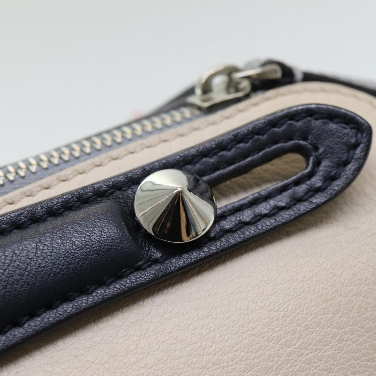 Fendi By The Way Satchel Leather, Beige, Leather, Handbag