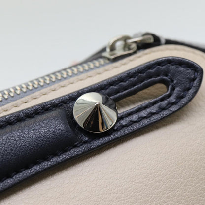Fendi By The Way Satchel Leather, Beige, Leather, Handbag