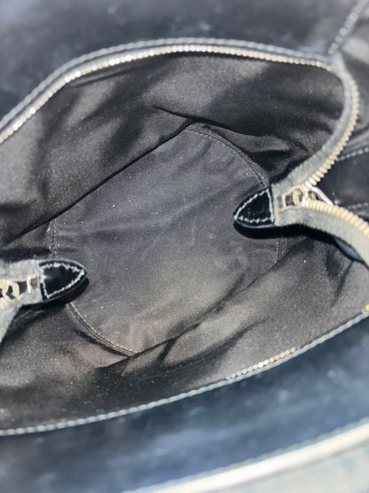 Prada Ouverture Bucket Bag Tessuto, Black, Nylon, Handbag
