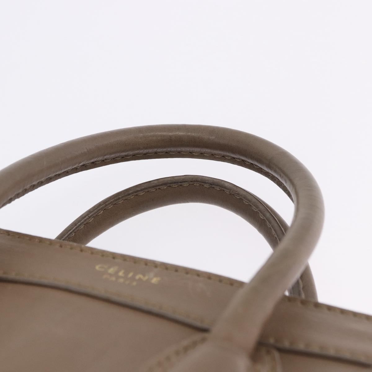 Celine Shopper Luggage Leather, Beige, Leather, Handbag