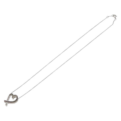 Tiffany & Co. Paloma Picasso Loving Heart Silver, Silver, Sterling Silver, Necklace