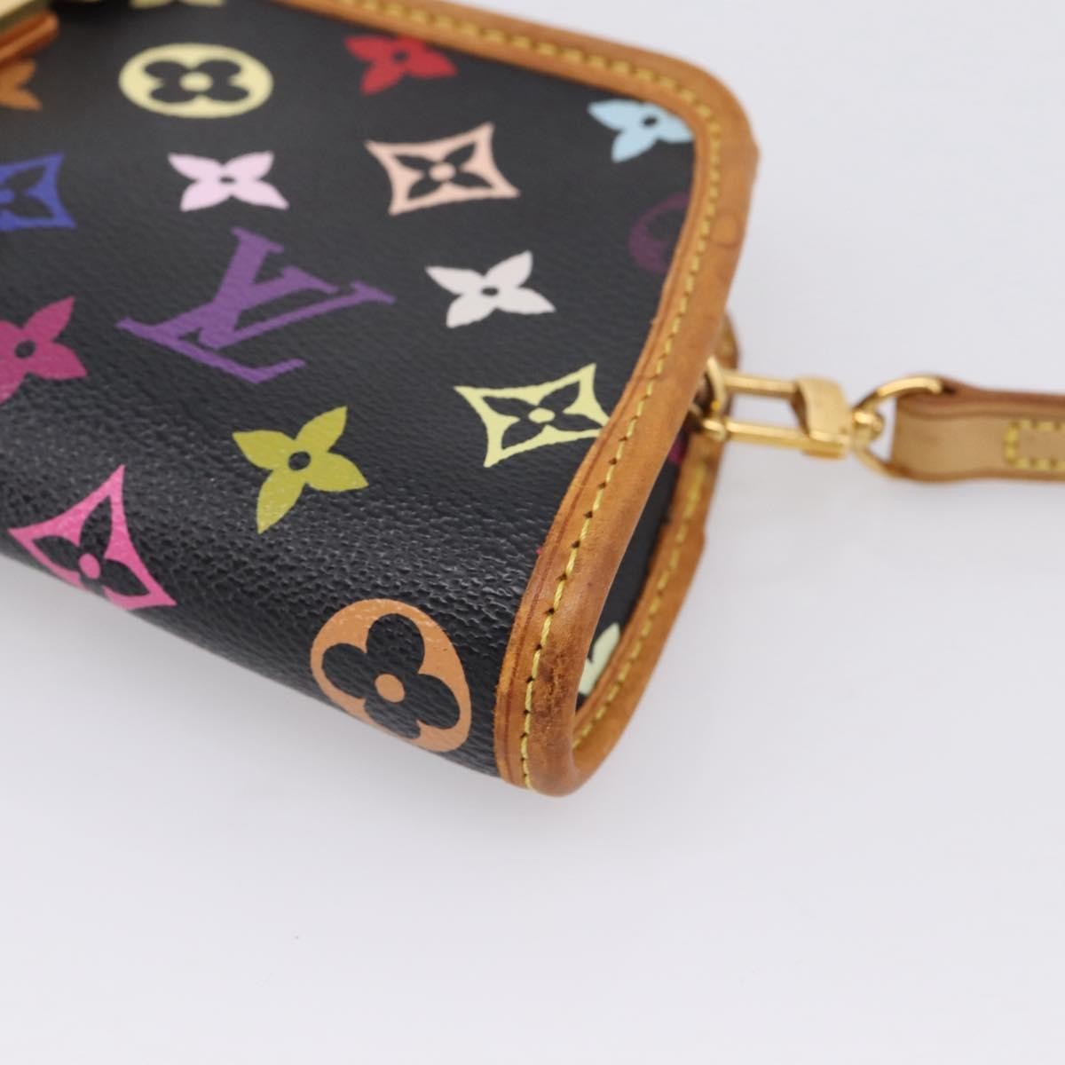 Louis Vuitton Shirley Monogram Multicolor, Black, Canvas, Handbag