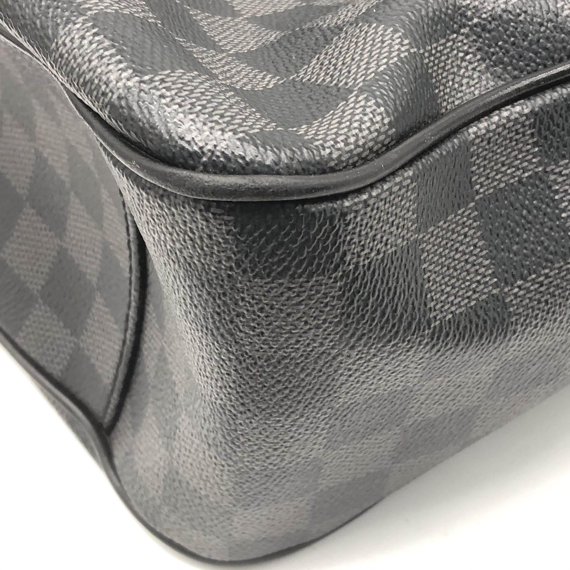 Louis Vuitton Tadao Damier, Gray, Canvas, Tote Bag