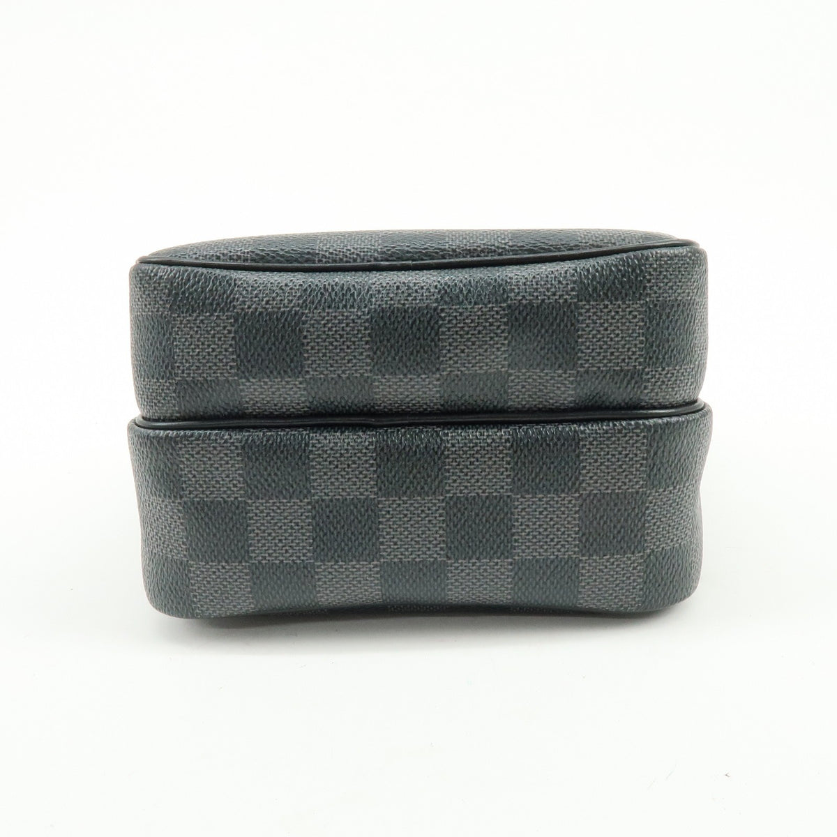Louis Vuitton Rem Damier Graphite, Black, Canvas, Handbag