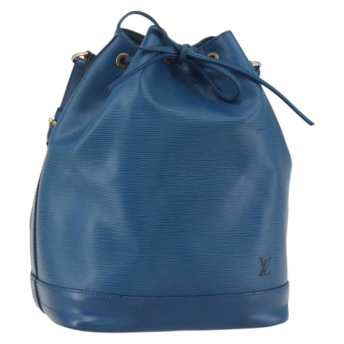 Louis Vuitton Noe Epi Leather, Blue, Leather, Shoulder Bag