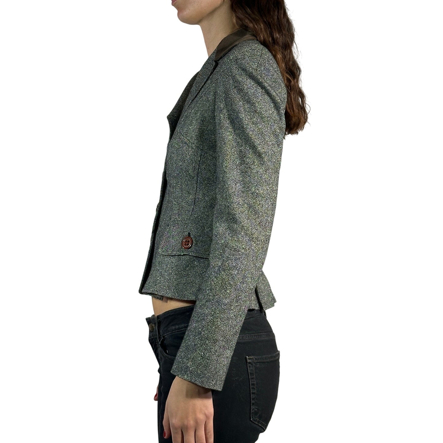 DOLCE & GABBANA Wool Crop Blazer