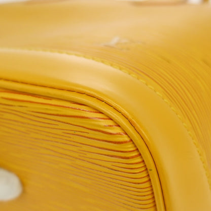 Louis Vuitton Alma Epi, Yellow, Leather, Handbag