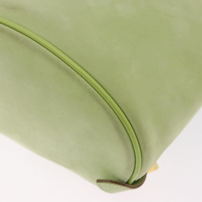 Salvatore Ferragamo Gancini Suede, Green, Suede, Backpack