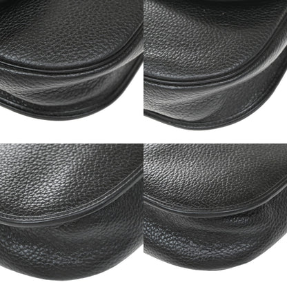 Christian Dior Vintage CD Flap Leather, Black, Leather, Shoulder Bag