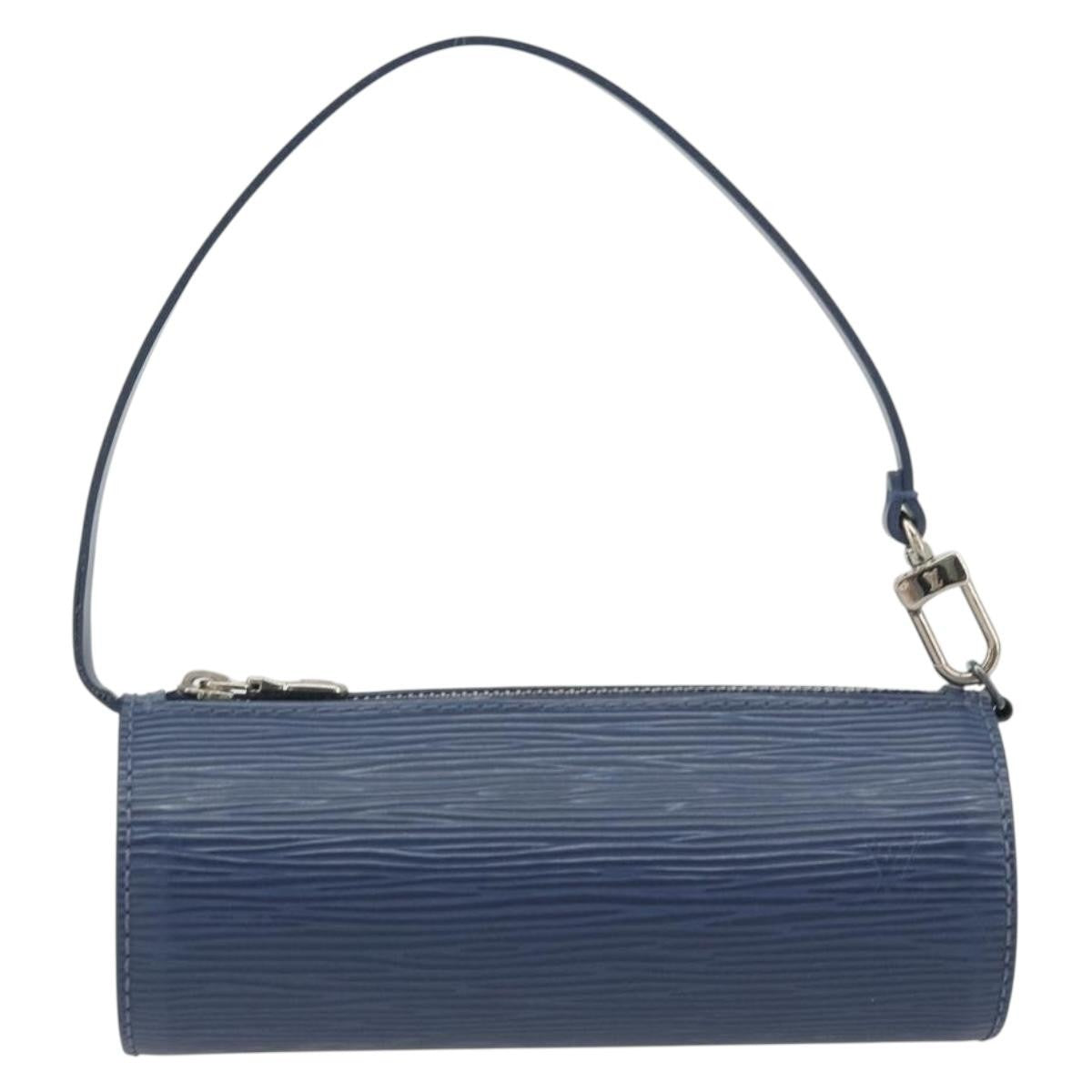 Louis Vuitton Soufflot Pochette Epi Leather, Blue, Leather, Clutch