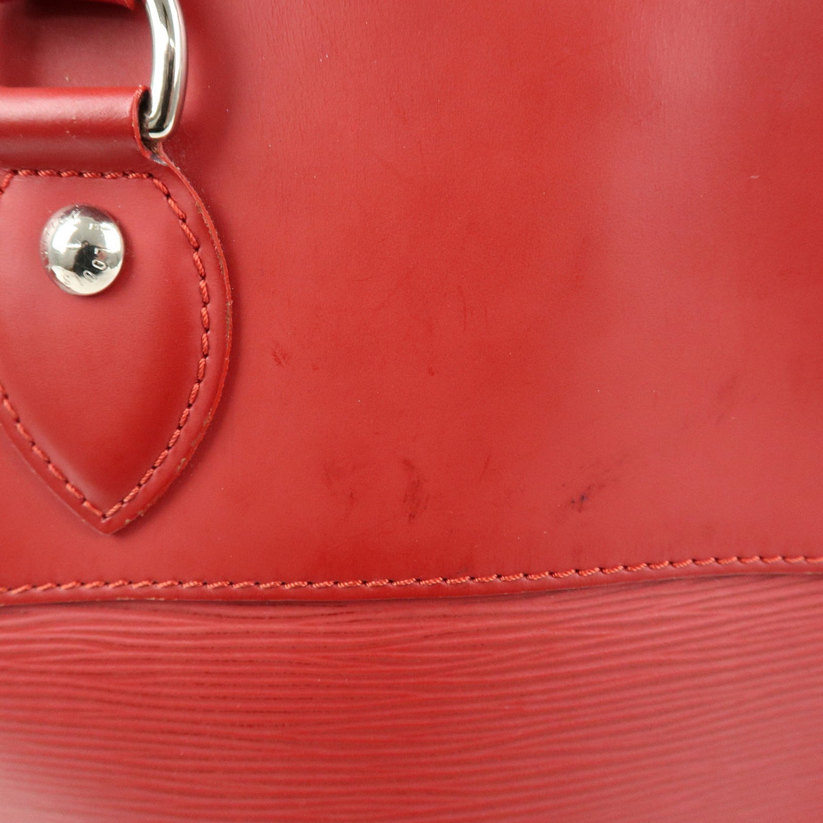 Louis Vuitton Passy Epi Leather, Red, Leather, Tote Bag