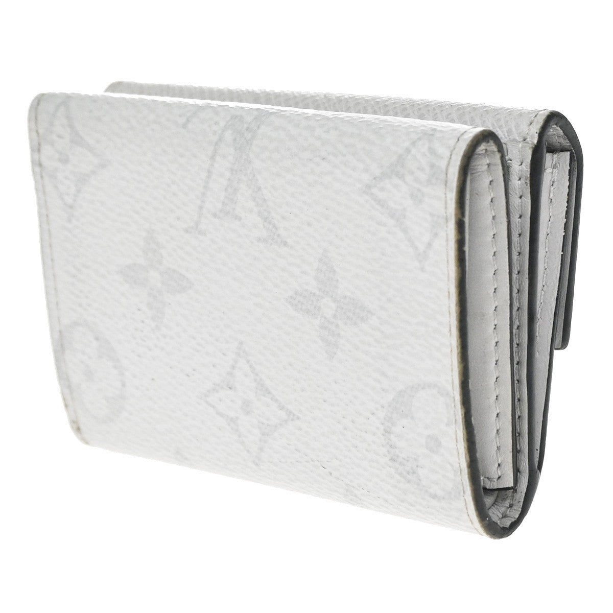 Louis Vuitton Discovery Monogram Taigarama, White, Leather, Wallet