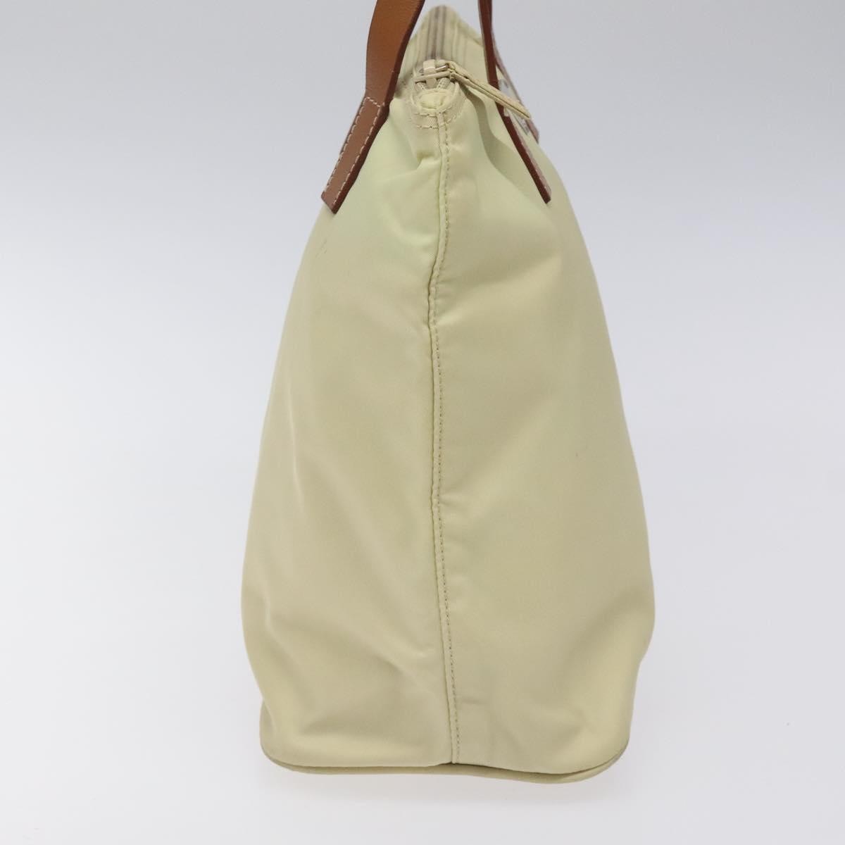 Prada Vintage Tote Tessuto, White, Nylon, Tote Bag
