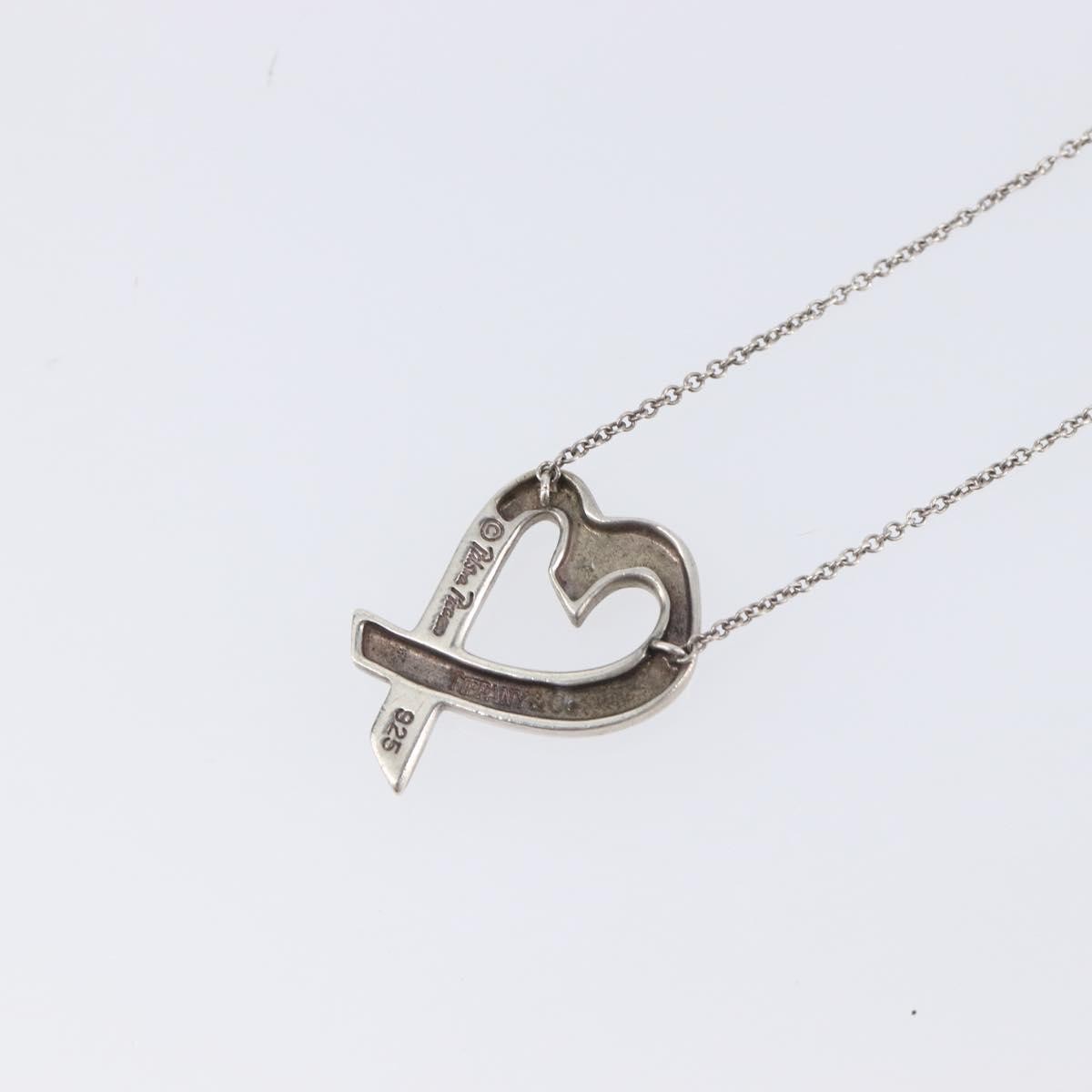 Tiffany & Co. Paloma Picasso Loving Heart Silver, Silver, Sterling Silver, Necklace