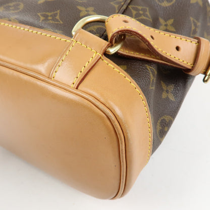 Louis Vuitton Vintage Montsouris Monogram Canvas, Brown, Canvas, Backpack
