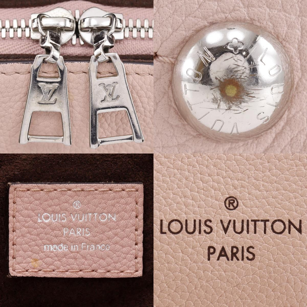 Louis Vuitton Haumea Mahina Leather, Pink, Leather, Handbag