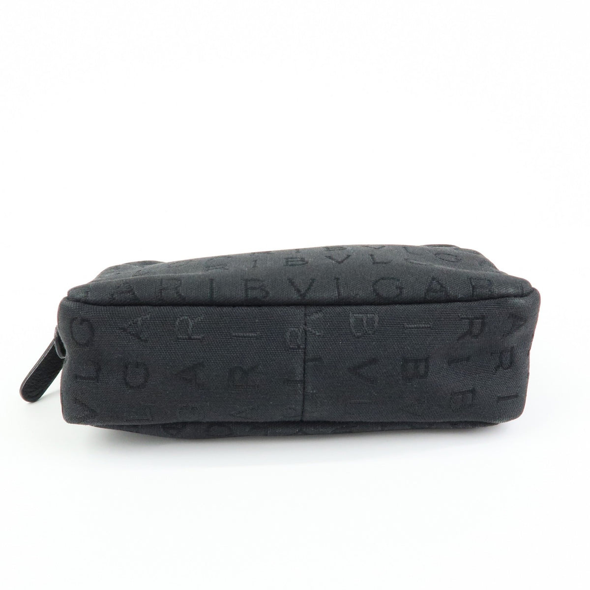 Bvlgari Pouch Canvas, Black, Canvas, Clutch
