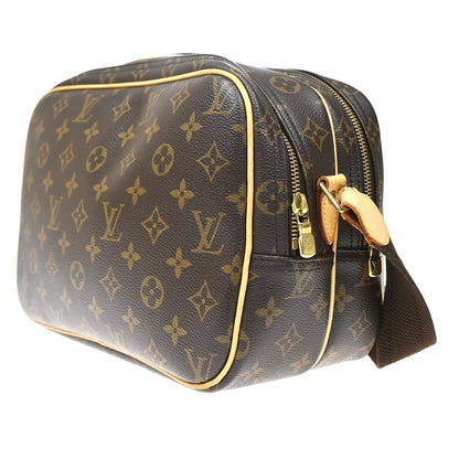 Louis Vuitton Reporter Monogram Canvas, Brown, Canvas, Shoulder Bag