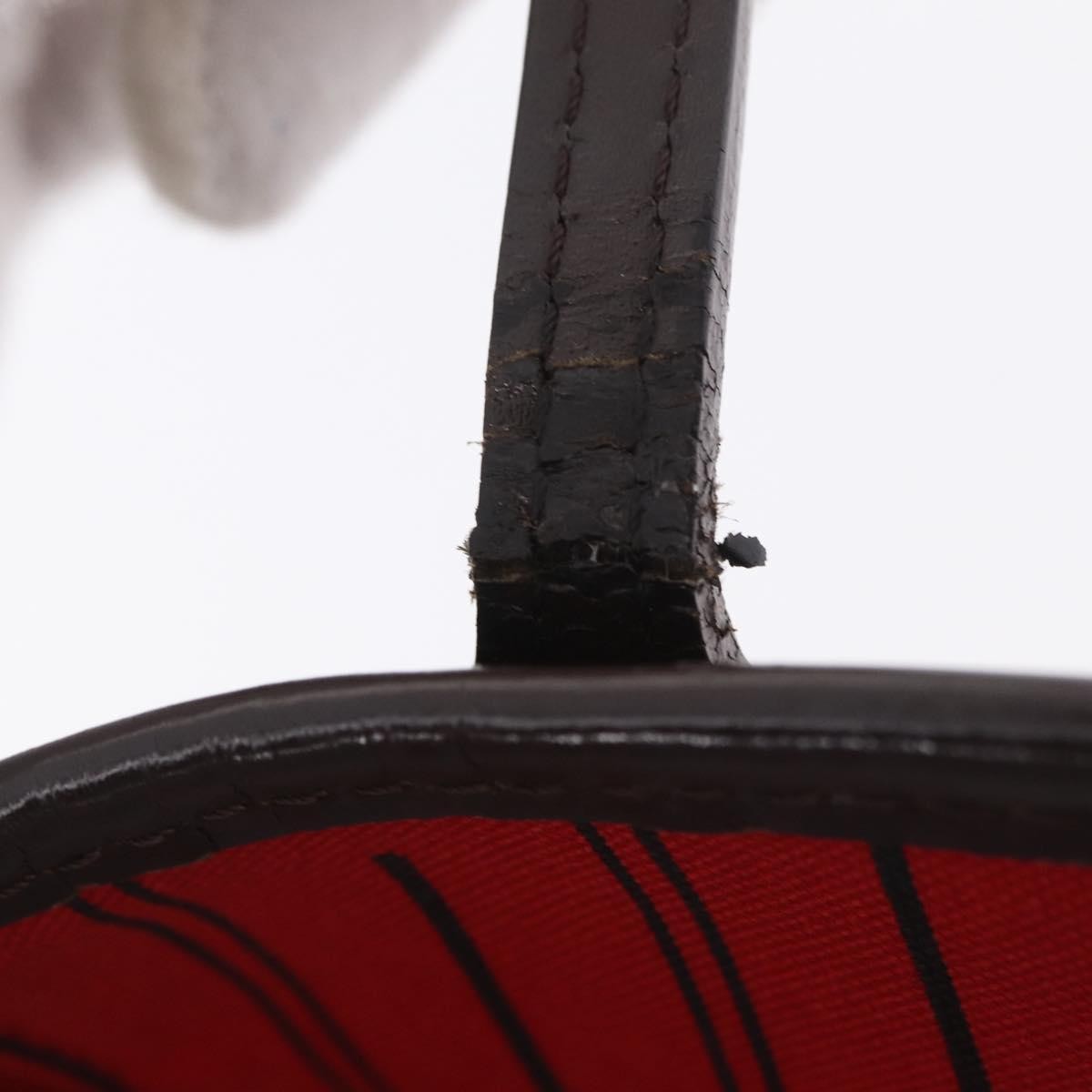 Louis Vuitton Neverfull Damier, Brown, Canvas, Tote Bag