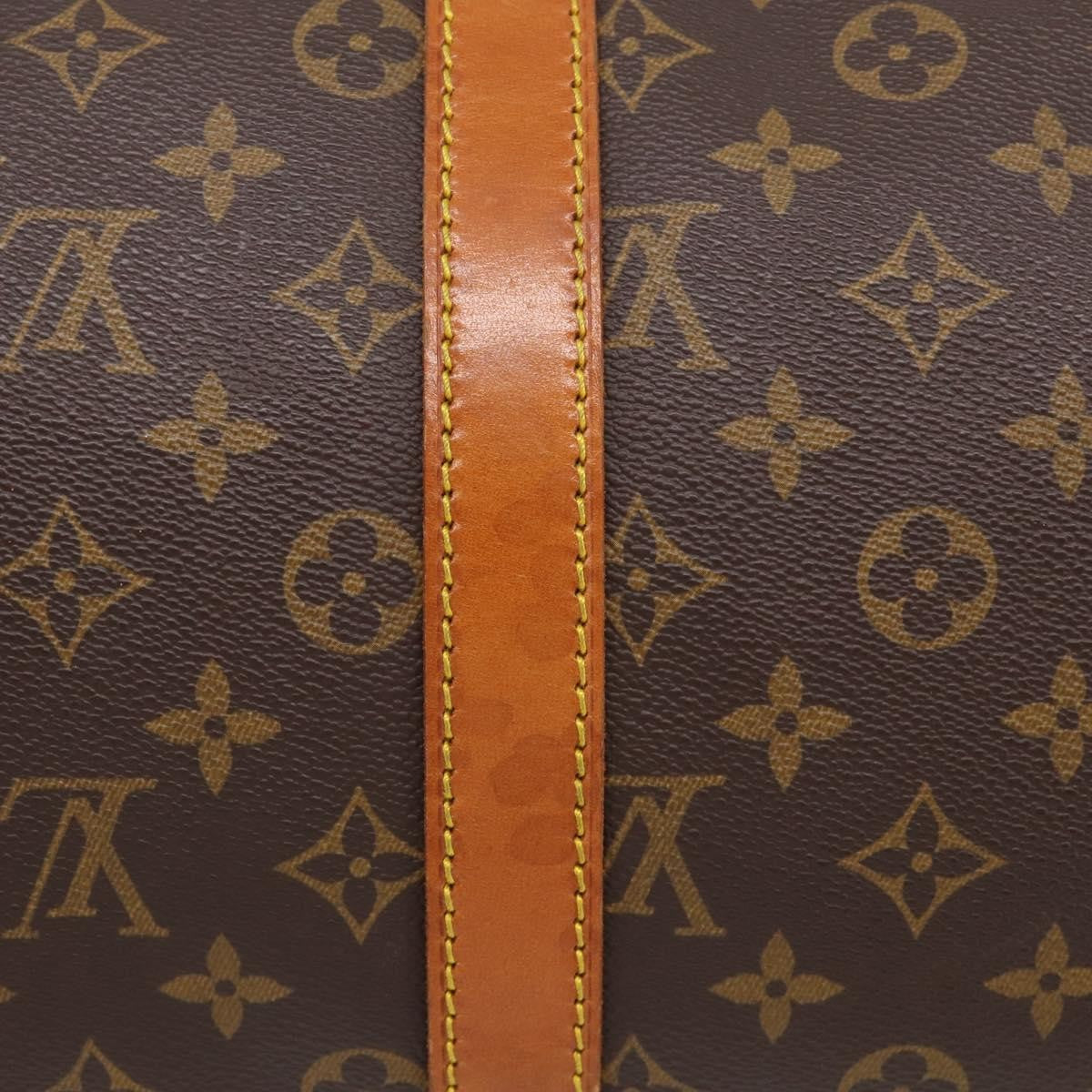 Louis Vuitton Keepall Bandouliere Monogram Canvas, Brown, Canvas, Travel Bag