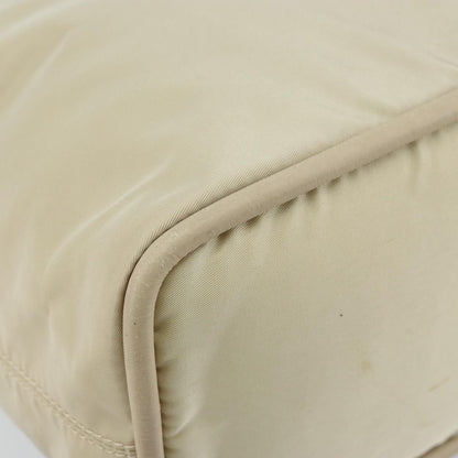 Celine Handbag Nylon, Beige, Nylon, Handbag