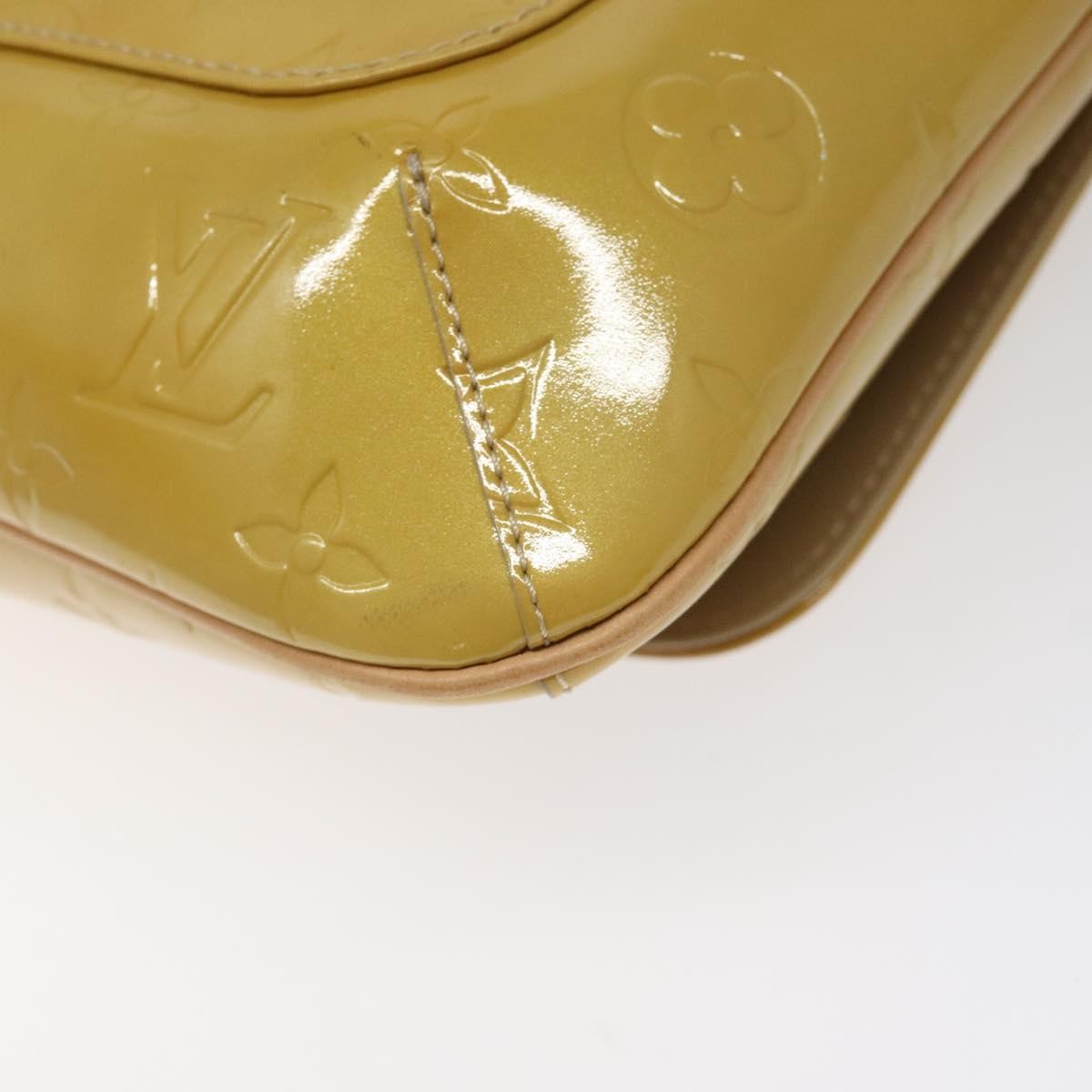 Louis Vuitton Thompson Street Monogram Vernis, Beige, Patent Leather, Shoulder Bag