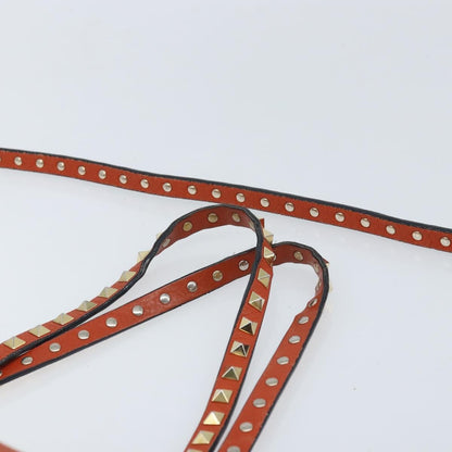 Valentino Garavani Rockstud Tote Soft Leather, Orange, Leather, Tote Bag