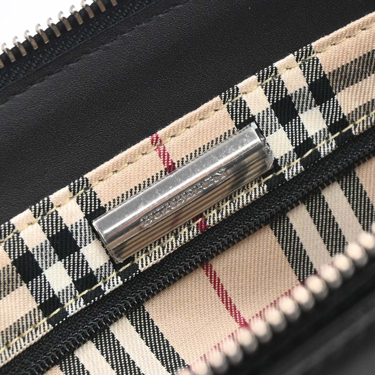 Burberry Handbag Leather, Black, Leather, Handbag
