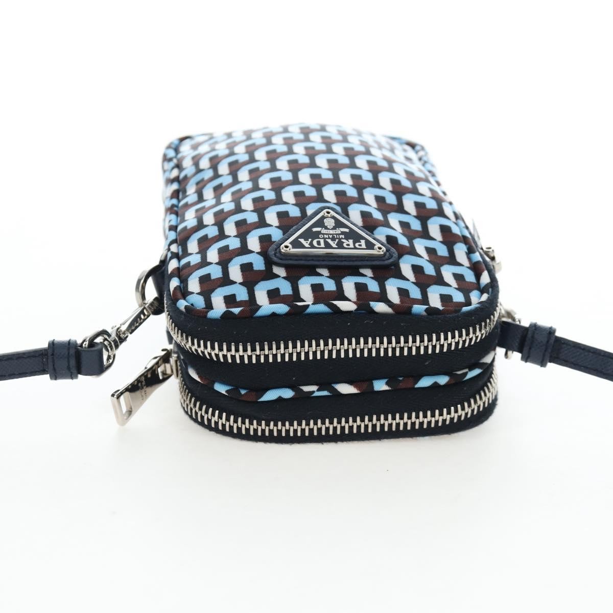 Prada Vintage Tessuto, Blue, Nylon, Shoulder Bag