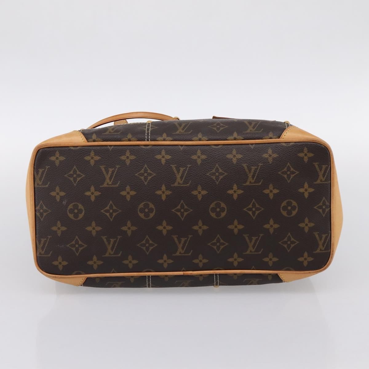 Louis Vuitton Riveting Monogram Canvas, Brown, Canvas, Shoulder Bag