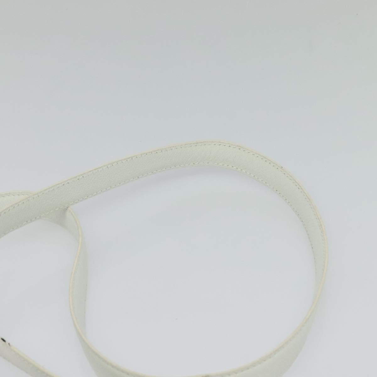 Bvlgari Vintage Leather, White, Leather, Shoulder Bag