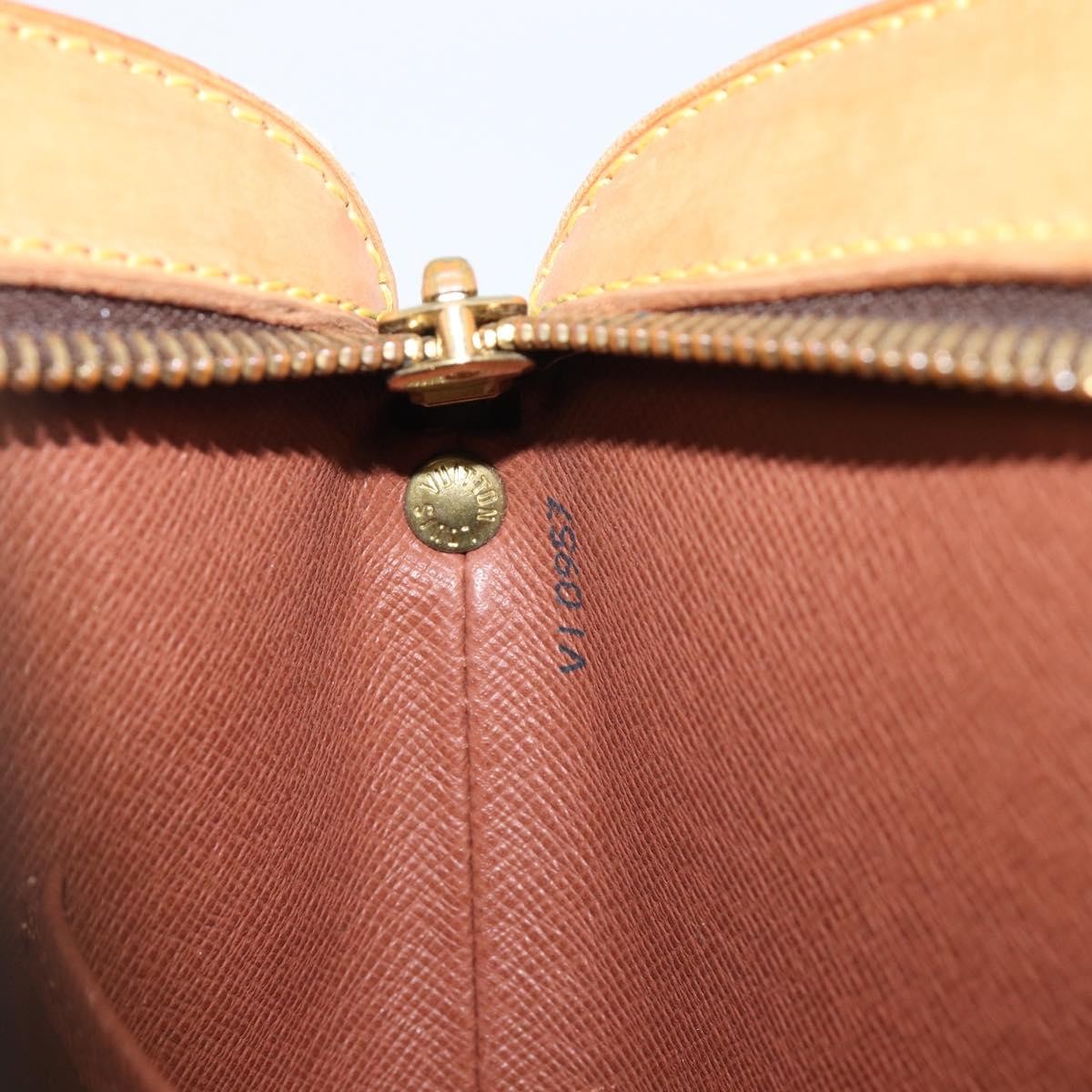Louis Vuitton Drouot Monogram Canvas, Brown, Canvas, Shoulder Bag