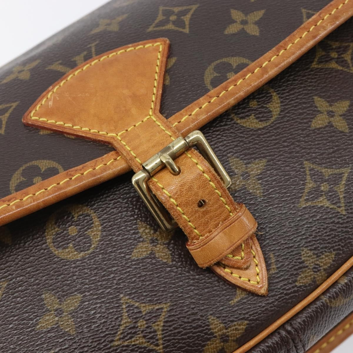 Louis Vuitton Sologne Monogram Canvas, Brown, Canvas, Handbag
