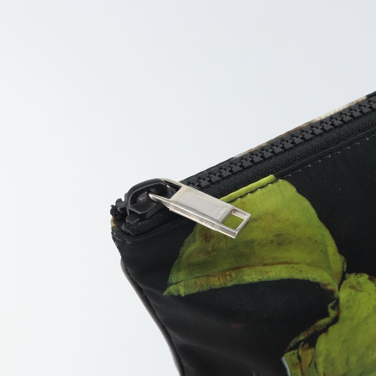 Christian Dior Homme Zip Printed Nylon, Multicolour, Nylon, Clutch