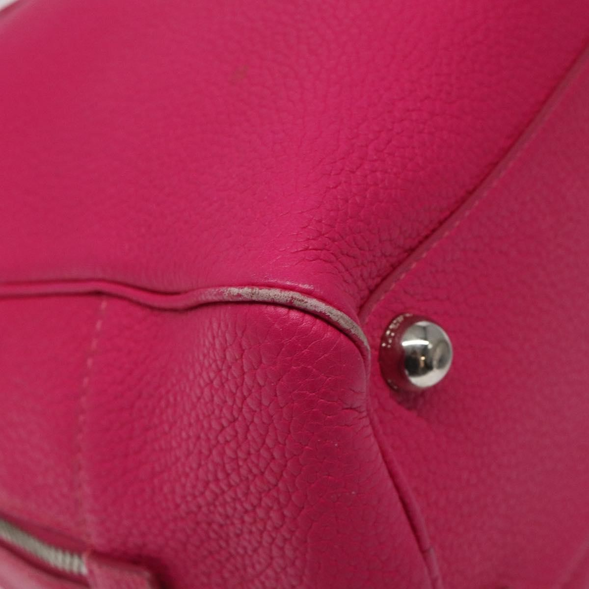 Loewe Vintage Anagram Leather, Pink, Leather, Handbag