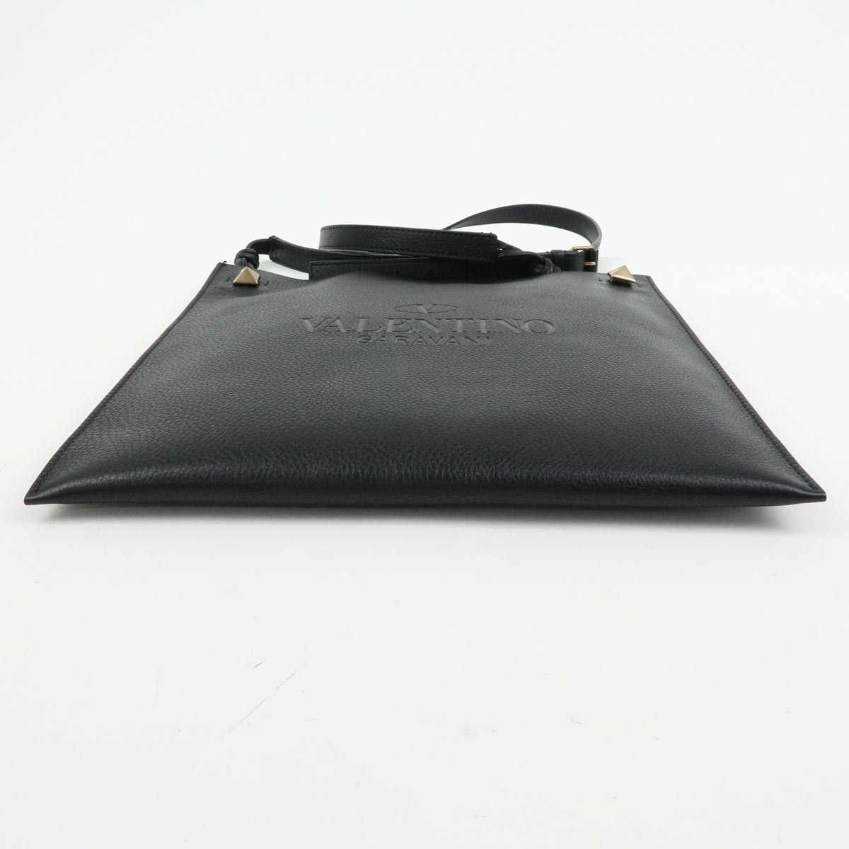 Valentino Garavani Vintage Leather, Black, Leather, Shoulder Bag