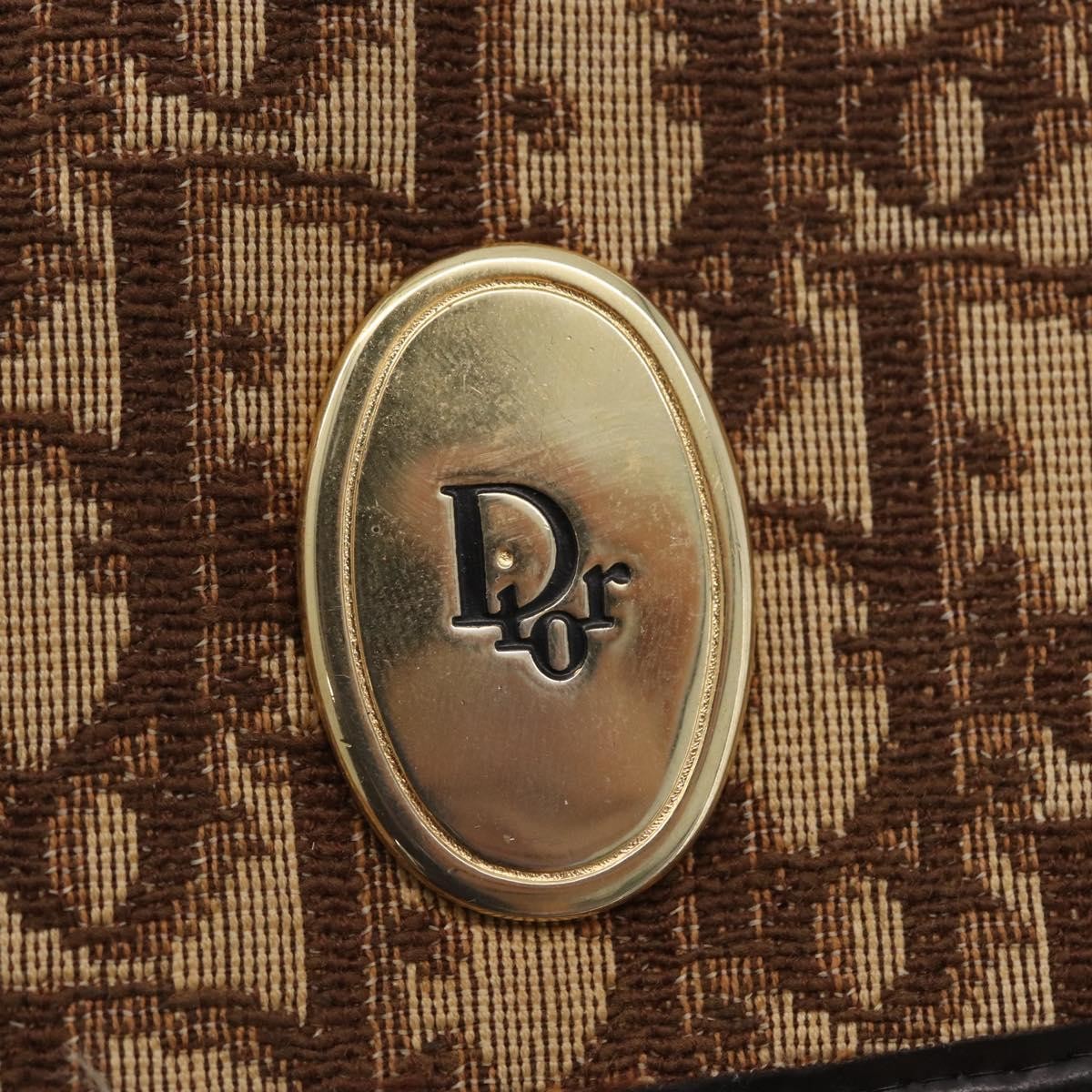 Christian Dior Trotter Canvas, Beige, Canvas, Shoulder Bag