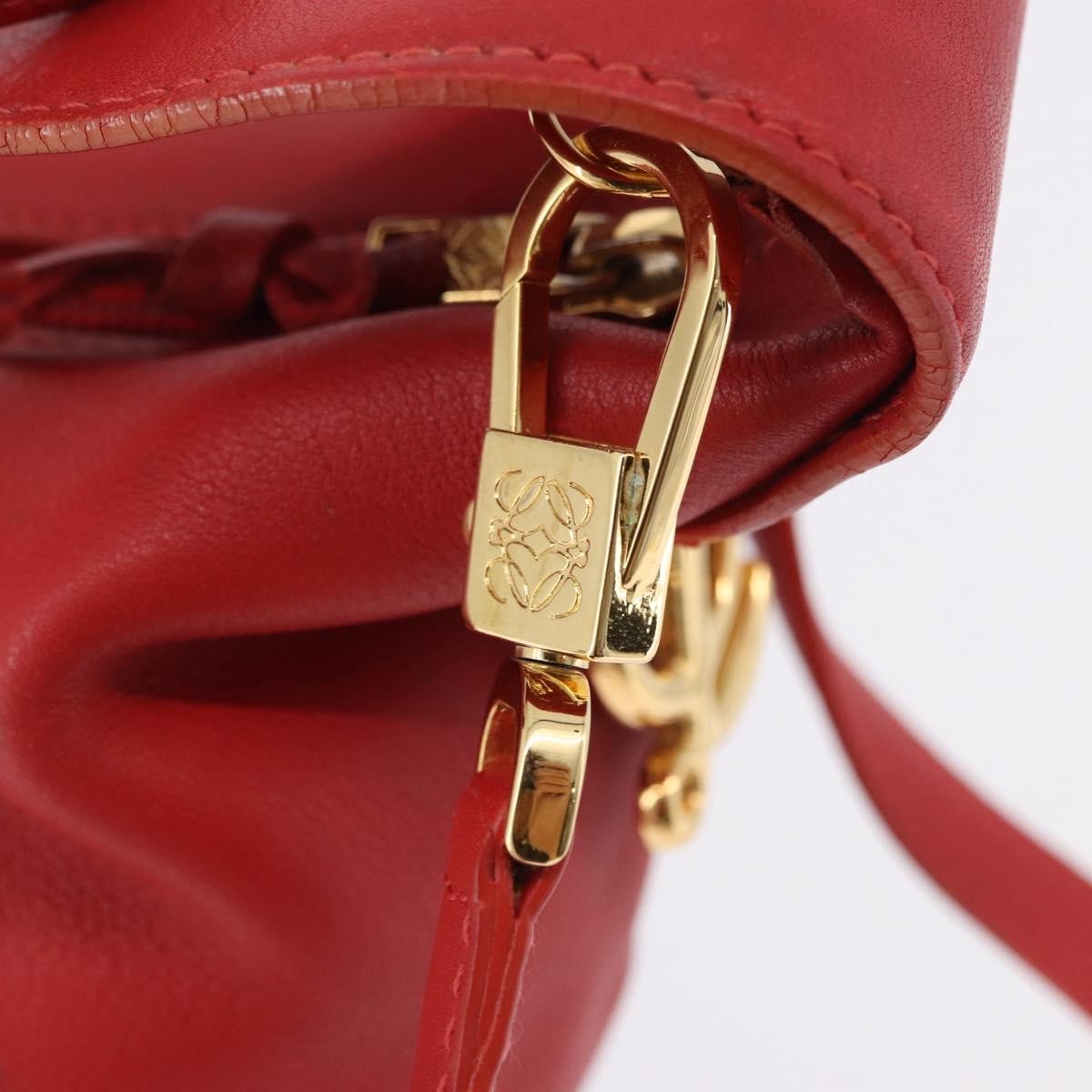 Loewe Vintage Leather, Red, Leather, Shoulder Bag