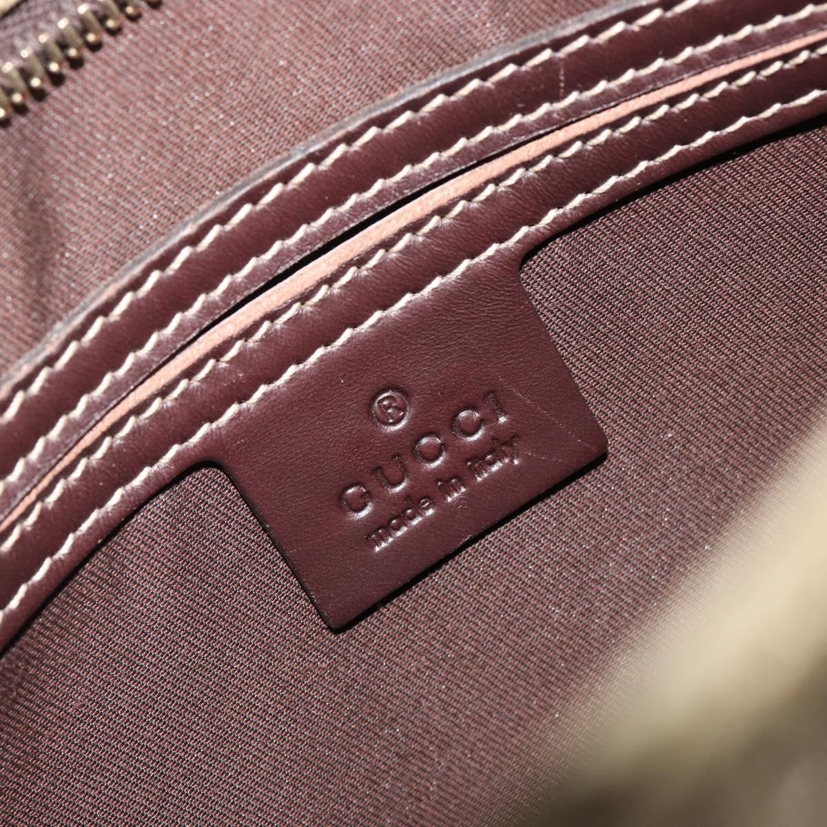 Gucci Zip Top Messenger GG Canvas with Leather, Beige, Canvas, Shoulder Bag