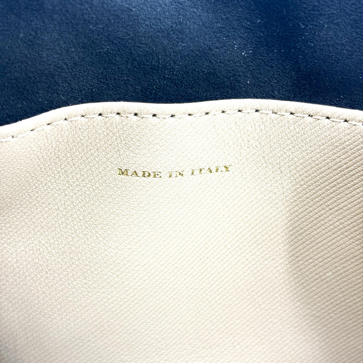 Burberry DK88 Top Handle Leather, Beige, Leather, Handbag