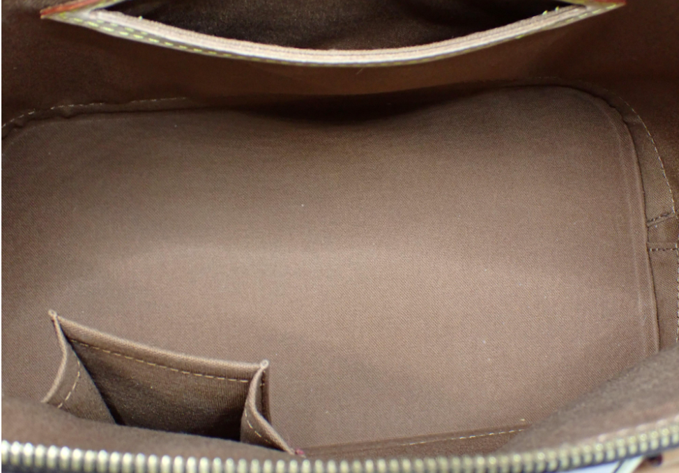 Louis Vuitton Alma Monogram Canvas, Brown, Canvas, Handbag