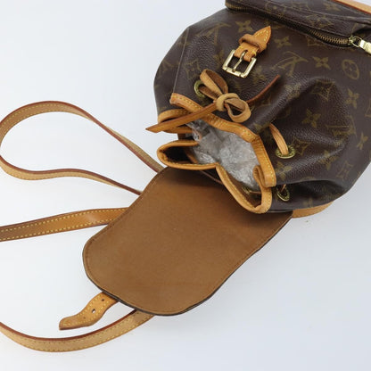 Louis Vuitton Vintage Montsouris Monogram Canvas, Brown, Canvas, Backpack
